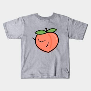 Cute Peach Kids T-Shirt